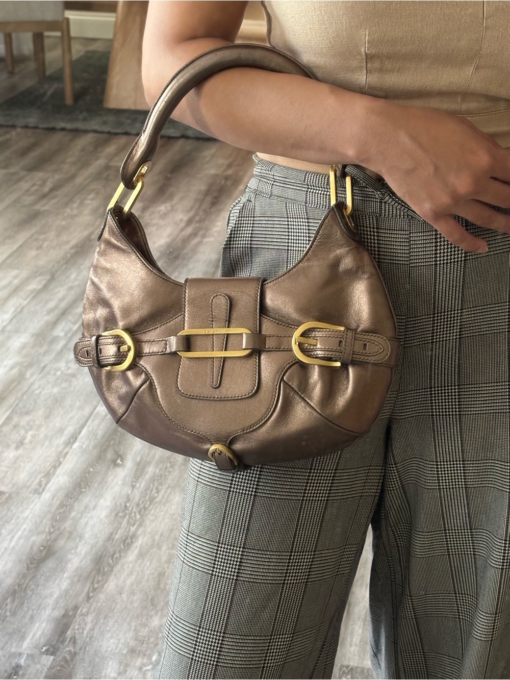 Metallic Bronze Jimmy Choo Bag - Picture 9 of 10
